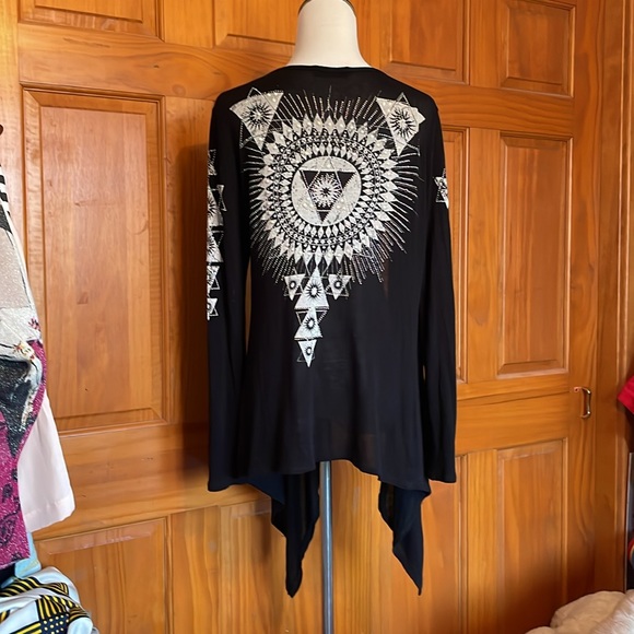 Vocal Brand Lightweight Studded Bling Cardigan - Picture 5 of 12